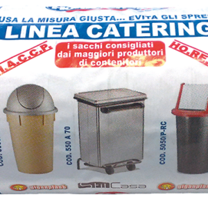 ROTOLO COMPATTO 25 SACCHI BIDONCINO AZZURRI