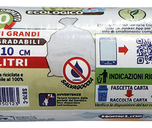ROTOLO COMPATTO 10 SACCHI CONDOMINIALI DEGRADABILI