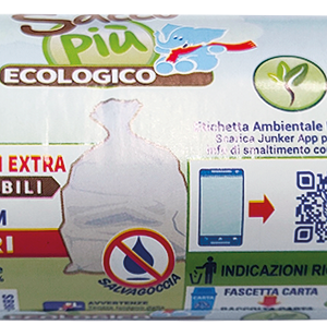 ROTOLO COMPATTO 10 SACCHI BIDONE DEGRADABILI