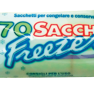 ROTOLO 70 SACCHETTI FREEZER HDPE IN BUSTA
