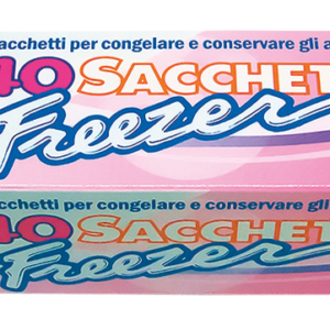 ROTOLO 40 SACCHETTI FREEZER HDPE IN ASTUCCIO