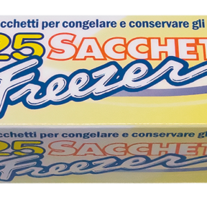 ROTOLO 25 SACCHETTI FREEZER HDPE IN ASTUCCIO