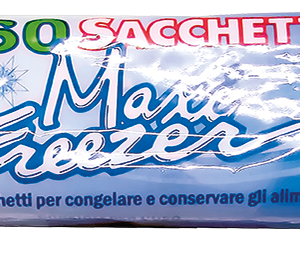 ROTOLO 60 SACCHETTI FREEZER LDPE IN BUSTA