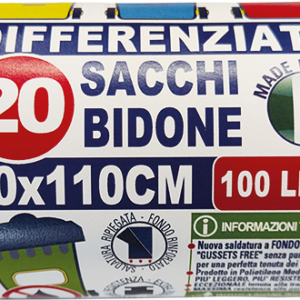 ROTOLO COMPATTO 20 SACCHI CONDOMINIALI TRASPARENTI