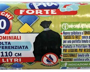 ROTOLO COMPATTO 10 SACCHI CONDOMINIALI NERI