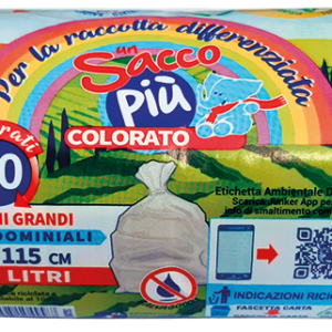 ROTOLO COMPATTO 20 SACCHI CONDOMINIALI TRASPARENTI