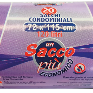 ROTOLO COMPATTO 20 SACCHI CONDOMINIALI NERI