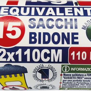ROTOLO COMPATTO 15 SACCHI CONDOMINIALI TRASP. TIPO KG