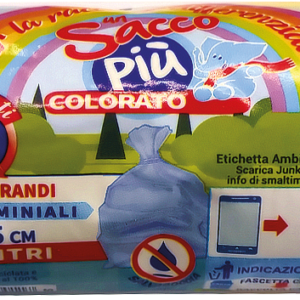 ROTOLO COMPATTO 20 SACCHI BIDONCINO TRASPARENTI