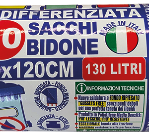 ROTOLO COMPATTO 10 SACCHI BIDONE NERI