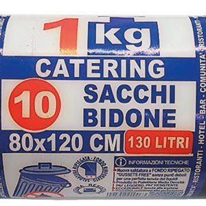 ROTOLO COMPATTO 10 SACCHI BIDONE NERI TIPO KG
