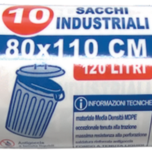 ROTOLO COMPATTO 10 SACCHI BIDONE NERI