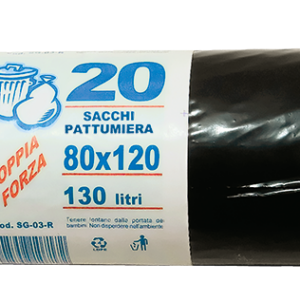 ROTOLO 20 SACCHI BIDONE NERI