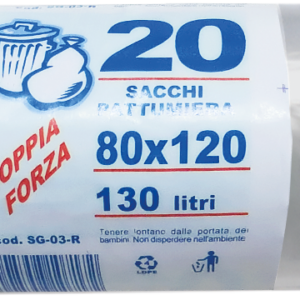 ROTOLO COMPATTO 20 SACCHI CONDOMINIALI TRASPARENTI