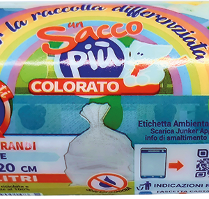 ROTOLO COMPATTO 10 SACCHI BIDONE TRASPARENTI