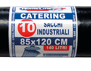 ROTOLO 10 SACCHI BIDONE NERI