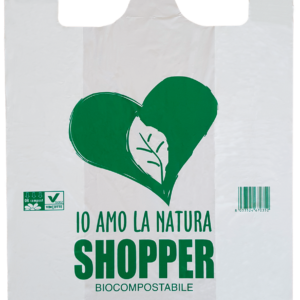 SCATOLA 500 SHOPPERS COMPOSTABILI MEDIE