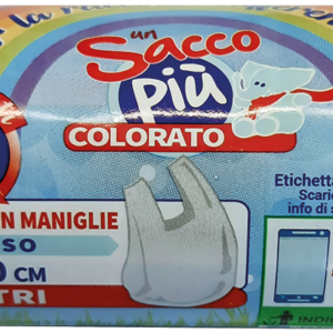 ROTOLO COMPATTO 15 SACCHI PATTUMIERA TRASP. C/BRETELLE