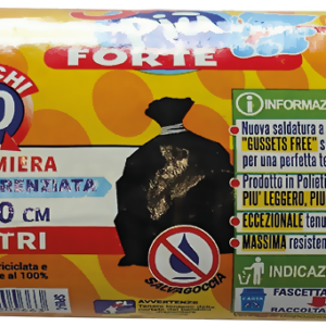 ROTOLO COMPATTO 20 SACCHI PATTUMIERA NERI