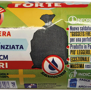 ROTOLO COMPATTO 20 SACCHI PATTUMIERA NERI