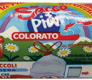 ROTOLO COMPATTO 15 SACCHI PATTUMIERA TRASP. C/MANIGLIE